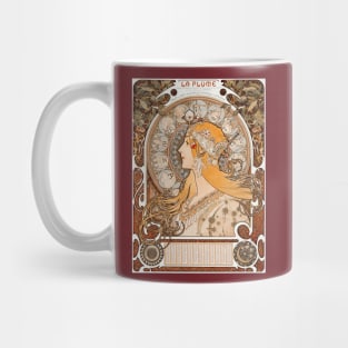 La Plume by Alphonse Maria Mucha Mug